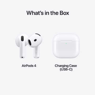หูฟังไร้สาย Apple AirPods 4 รูปที่ 3