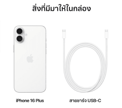 iPhone 16 Plus White รูปที่ 6