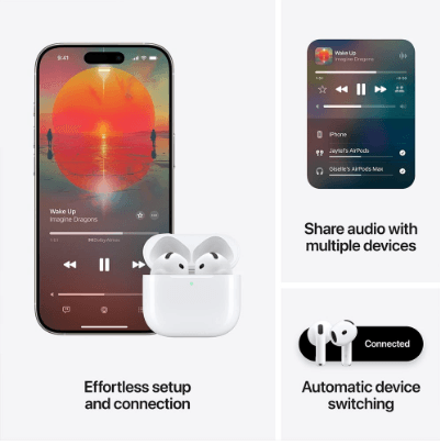 หูฟังไร้สาย Apple AirPods 4 รูปที่ 4